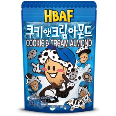 HBAF Gekruide Amandelen&Cashewnoten 170g/190g (33 Smaakjes) #Cookie & Cream Almond