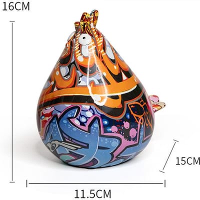Moderne Strakke Unieke Spaarvarken Spaarvarken Decoratie Ambachten Abstracte Kunst Huis Tafelblad Decoratie Hars Ornamenten Duurzaam