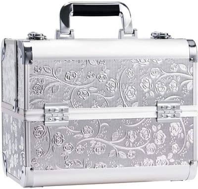 SCH® Nagellak Koffer - Nagellak- Zilver- 32cm x 21cm x 26cm