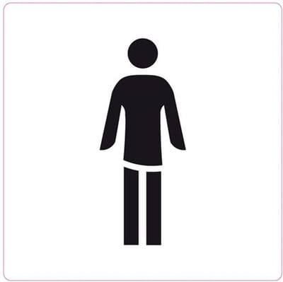 Ivana Pictogram Toilet Man