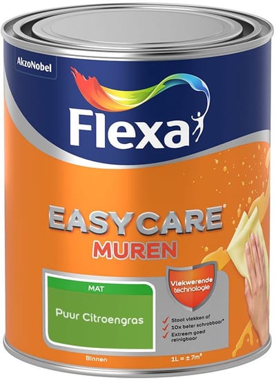 Flexa - Easycare Muren - Puur Citroengras - Mengverf - 1 L