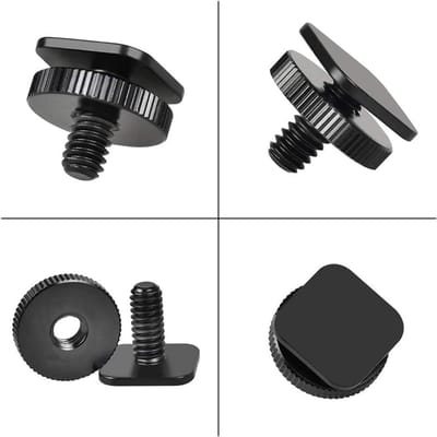 Set van 4 Camera Schroeven met 1/4 Inch Aansluiting voor Flitser en Accessoires