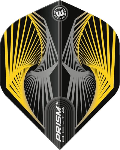 Dart Flights Set Geel Grijs - 3 Stuks Professionele Kwaliteit