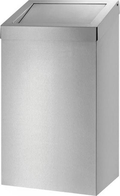 Dutch Bins afvalbak RVS gesloten 50 liter