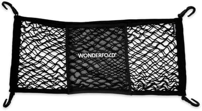 WonderFold W-serie Bagagenet - Voor Kinderwagen - Rekbaar - Zwart (72 cm x 34 cm)