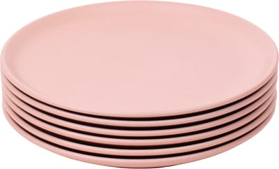 Kade 171 Madeira dinerborden 6 stuks 27 cm - Portugees stoneware roze