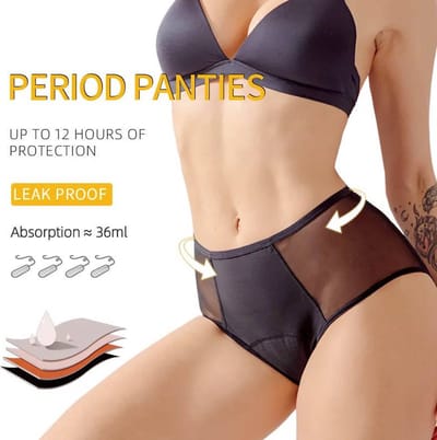 JMKA Menstruatie ondergoed- menstruatie- menstruatie onderbroekje - menstruatieondergoed - slip - maat XS
