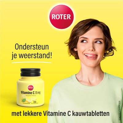 Roter Vitamine C 70 mg Citroen - 2 x 200 kauwtabletten - Voordeelverpakking