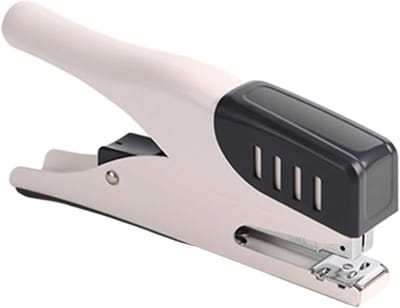 Handnietmachine Metaal - Kantoornietmachine Bureau - Papier Verwerken - Minder Inspanning - 20 Vel Capaciteit - Wit