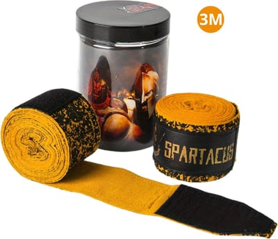 Bovista Bandage Boksen - Kickboksen - Handschoenen - Boks Bandage - Kickboks - Binnenhandschoenen - Handschoen - Boxing - Handbagage - Geel - 3 Meter