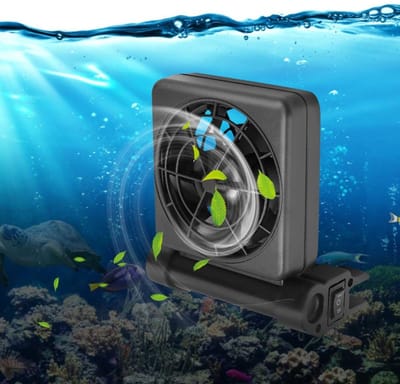 Dailygoody - Aquarium Chiller - Koelventilator - 100 graden draaibaar