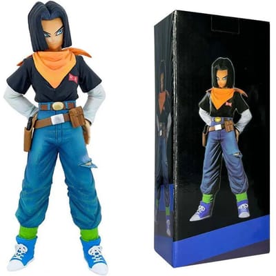 Anime Dragon Ball Z Android 17 18 Figuur Android 18 PVC Actiefiguren Verzameling Ornamenten Model Speelgoed Kinderen Kerstcadeau