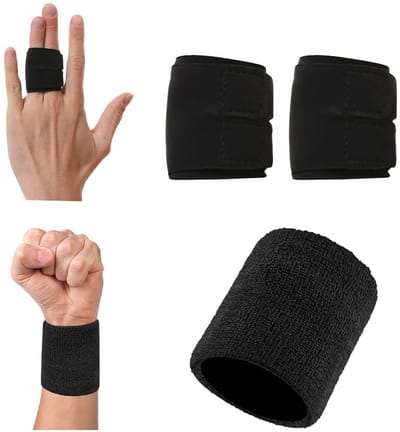 Vingerrails en Sportarmband Set - Verstelbare Vingerbandage voor Gewrichtsbescherming