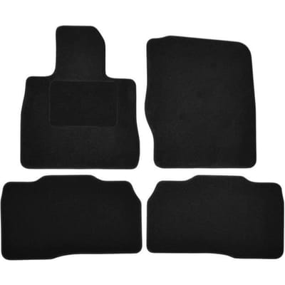 Vloermatten - Ford - Explorer - Zwart velours - 4 stuks - Antislip - Op maat