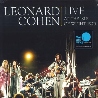 LP Plaat LEONARD COHEN - Live At The Isle Of Wight 1970 88697570701 Music On Vinyl, 2009 Europa Rock white