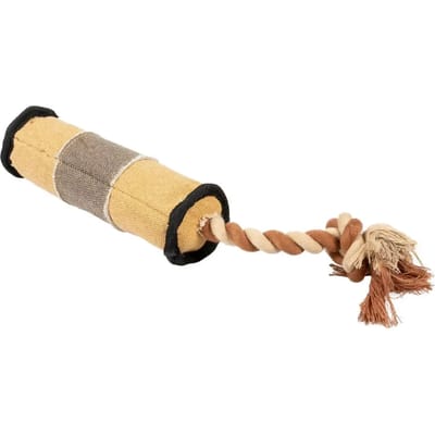 Duvoplus - Speelgoed Voor Dieren - Hond - Canvas Bijtrol 5,5x5,5x40cm Meerkleurig - 1st