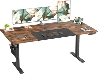 SONGMICS - Bureau - Zit Sta Bureau - Elektrisch - Geheugenfunctie met 4 Hoogtes - USB-C Aansluiting