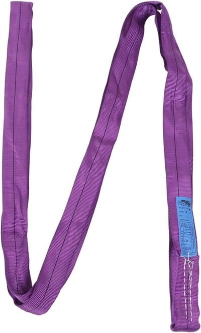 Hijband Polyester - Sleper Band - Materiaal Transport - Versterkte Gesp - 2 Meter 1 Ton - Paars