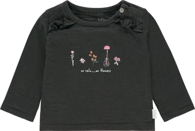 Noppies T-shirt lange mouw Celina - Phantom - Maat 68