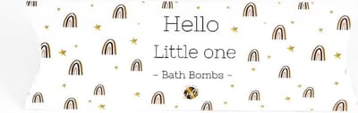 Bruisballen | Hello Little One | Geschenk | Kraamcadeau | Zwanger | Zwangerschap | Snow Musk | Natuurlijke Ingrediënten | Reinigt en Verzorgd de Huid | Bath Bombs | 6 Stuks | Mini | Cadeau | The Big Gifts