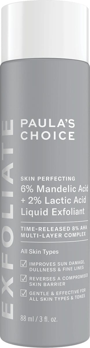 Paula's Choice Skin Perfecting 6 Mandelic Acid 2 Lactic Acid Aha Liquid Exfoliant Paula's Choice - Skin Perfecting Skin Perfecting 6% Mandelic Acid + 2% Lactic Acid Aha Liquid Exfoliant