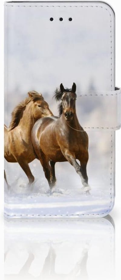 Apple iPhone X | Xs Telefoonhoesje met Pasjes Paarden