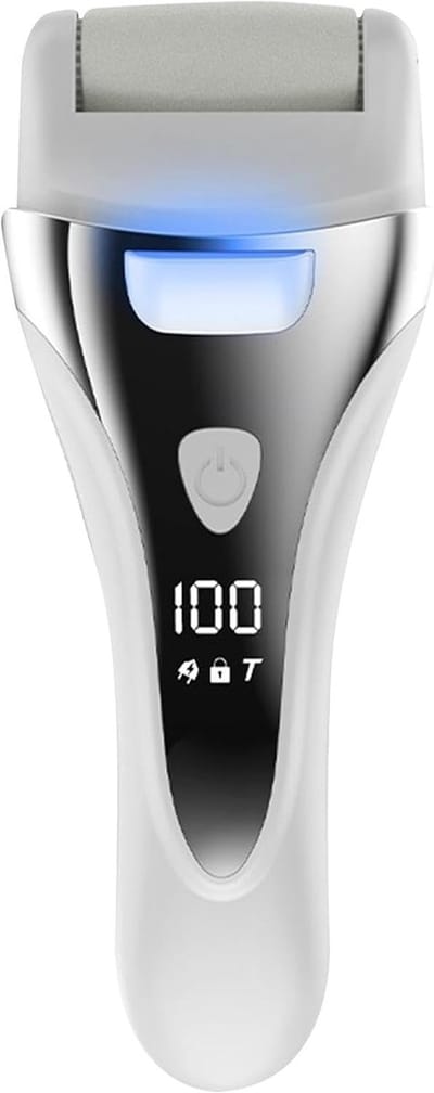 Elektrische Voetvijl - Eeltverwijderaar Huidglad - Thuis Pedicure - Ergonomisch Ontwerp - 16.5 cm Lengte
