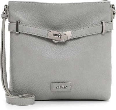 SURI FREY Schoudertas Leony Crossover Bag Lightgrey Lichtgrijs