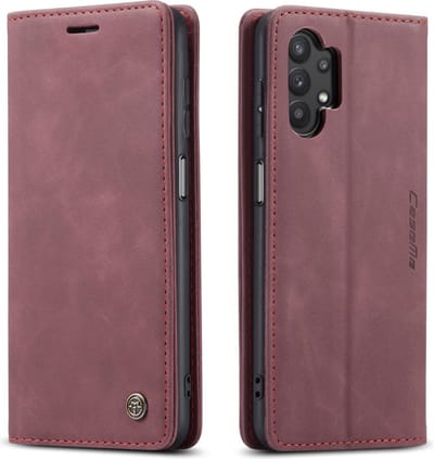 CaseMe Hoesje - Geschikt voor Samsung Galaxy A32 5G Hoesje - CaseMe 013 Book Case - Bordeaux