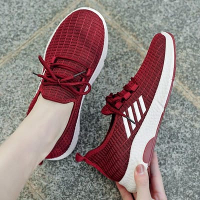 Herenschoenen Nieuwe en Oude Beijing Stoffen Schoenen Dames Herfst Casual Alles-match Sportschoenen Koppel Wandelschoenen Schoenen voor Middelbare en Oudere Leeftijd 44 white