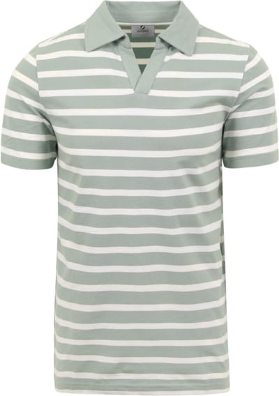 Suitable Prestige Mas Polo Groen - Maat L - Heren - Polo shirt Heren met Korte mouw