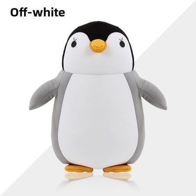 Pinguïn U-vormig Kussen Schuimdeeltjes Nekbescherming Kussen Cartoon Vorm Vervormbaar Kussen Variabel Nekkussen