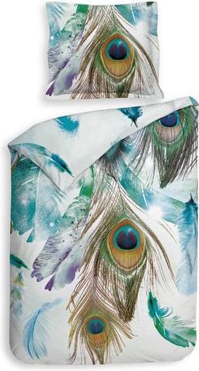 Heckett & Lane Zody - Dekbedovertrek - Eenpersoons - 140x200/220 cm - Multi kleur