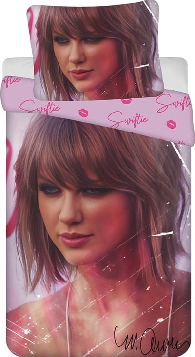 Taylor Swift Dekbedovertrek - 140 x 200 cm - 70 x 90 cm - Katoen
