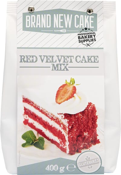 BrandNewCake® Red Velvet Cake-mix 400gr - Bakmix - Glutenvrij
