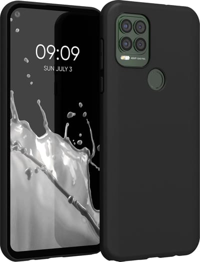 kwmobile telefoonhoesje geschikt voor Motorola Moto G Stylus 5G - Hoesje voor smartphone - Back cover in mat zwart