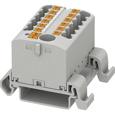 Phoenix Contact 3273220 Verdeelblok 40.6 mm Spanveer Grijs 8 stuk(s)