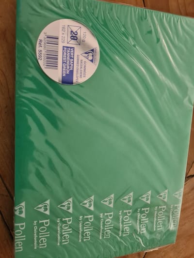 Clairefontaine 20 Enveloppen 162 x 229 Groen