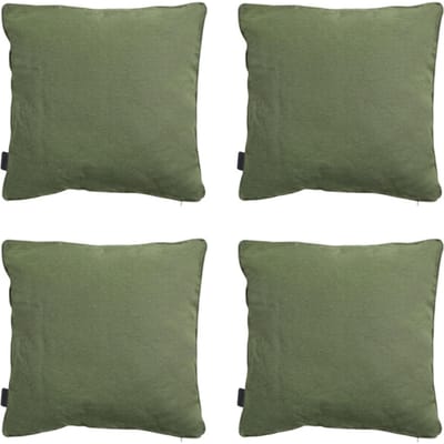 Madison - Sierkussen Panama green - Ca. 45x45 cm - Set van 4