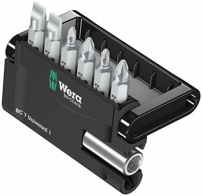 Bitset met handgreep en 7 standaard bits voor universeel gebruik