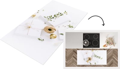 Keukenloper - Loper keuken - Winter - Cadeau - Touw - 120x60 cm - Keukenloper vinyl