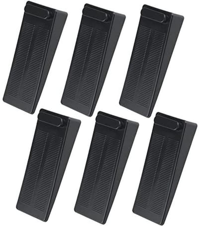 Antislip Rubber Deurwiggen - 6 Stuks, Avanceerde Deurstopper voor Harde Vloeren