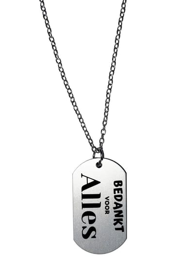 Akyol - bedankt voor alles ketting - Bedankt - familie vrienden - cadeau