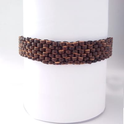 CocoReef Wide Choker & Haarband – Bruin *