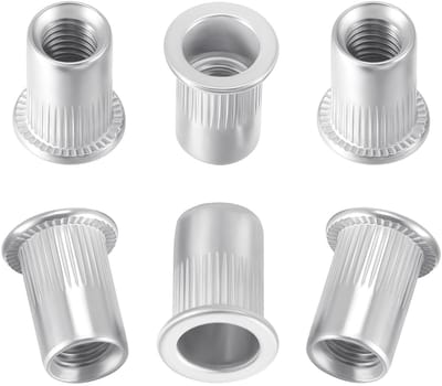 Cosensi - M6 Rivet Nuts - Langdurige kwaliteit - 100pcs M6 Rivets - Veelzijdig gebruik - Geschikt voor metaalbewerking