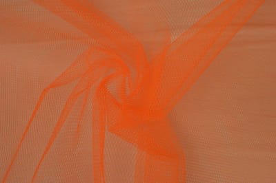 Tule stof - Oranje - 150cm breed - 15 meter