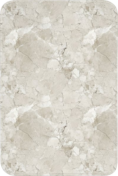 Badmat 60x90 cm - Antislip - Marmer - Grijs - Aders - Badmatten voor badkamer - Badkamermat - Douchemat - Badkamer mat