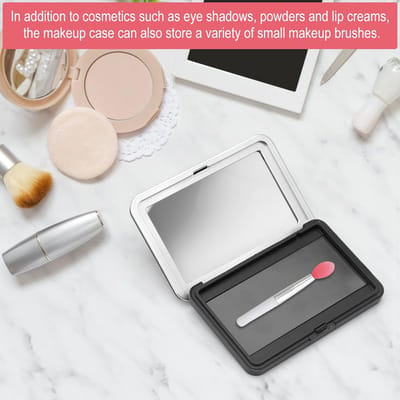 Magnetisch Make-up Palette Zonder Inhoud, Mermaid Design, Zwart, DIY Cosmetics Opslag
