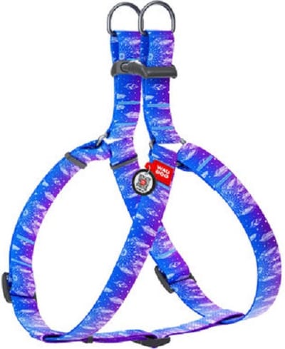 WAUDOG Dreamcatcher Harnas / Hondentuigje - Nylon - Gratis QR Tag - Breedte: 25 mm - Borstomtrek: 60 - 90 cm (GELIEVE ALVORENS BESTELLEN OPMETEN)
