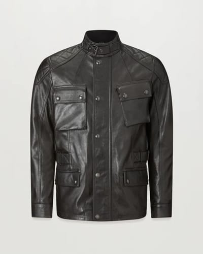 Belstaff Turner Zwarte Leren Jas - Jas